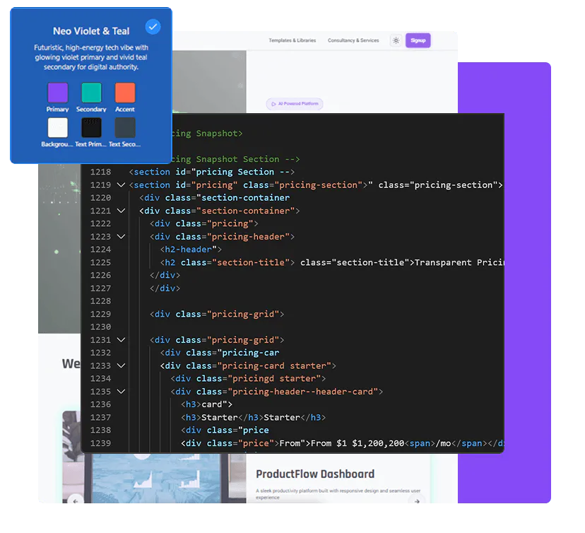 Generate real code image